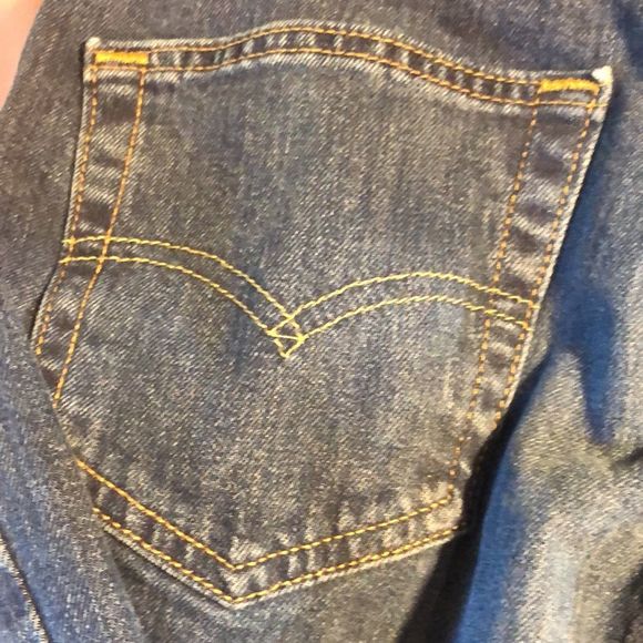 Levis 511 Jeans waist 29/34 length red logo on pocket - Picture 14 of 16